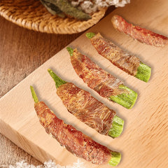 Chicken Wrapped Okra Treats