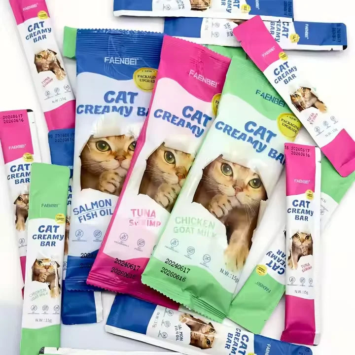 Creamy Cat Snack Strips