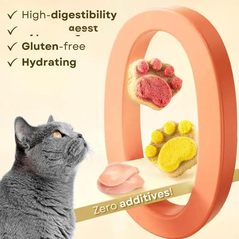 Freeze-Dried Cat Paw Biscuits